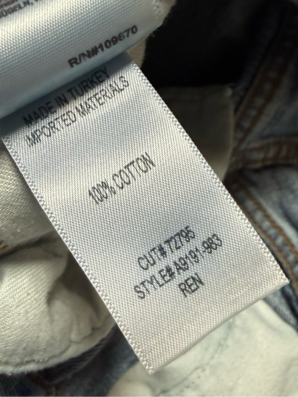 AGOLDE Ren Wide Leg Jeans in Disclosure Light Wash Relaxed Size 28 - Picture 6 of 6